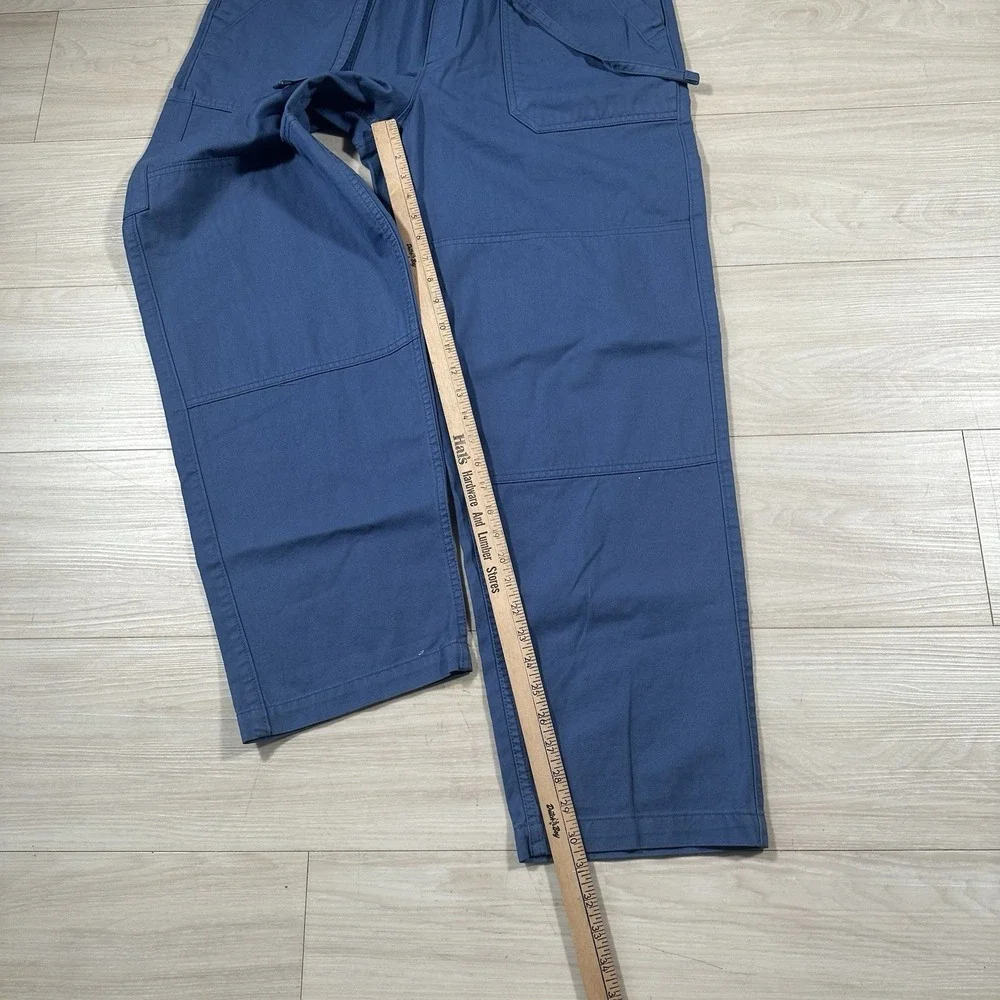 Banana Republic Herringbone Cotton Utility Pants Blue Gray Size Men's 33x30 NWT